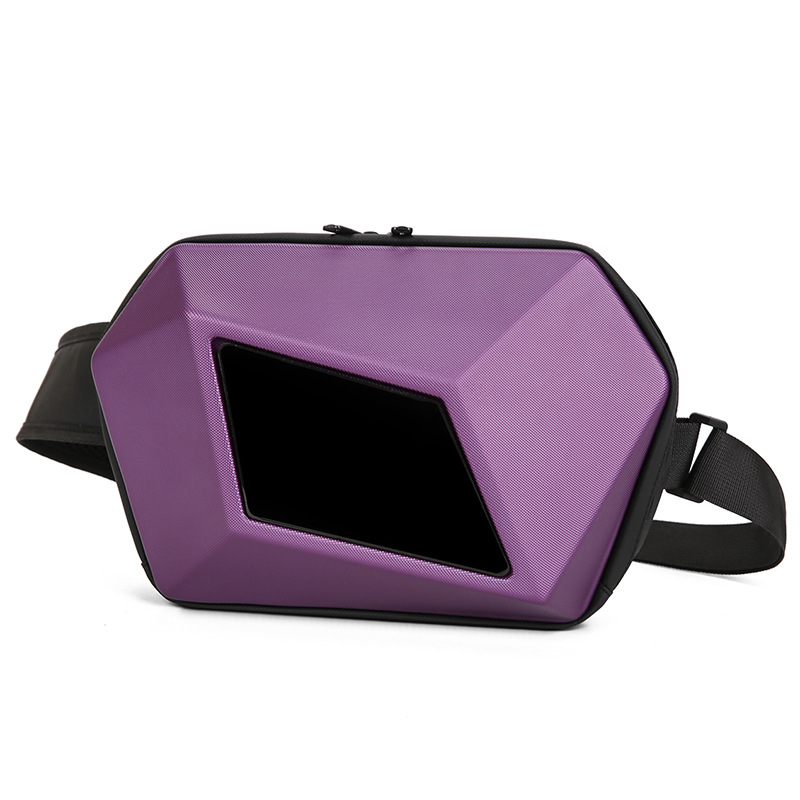 Ανδρική χιαστί τσάντα, PVC περίβλημα, πολυεστερική επένδυση, μάρκα Pengyu, αναπνεύσιμη, αδιάβροχη, ανθεκτική στη φθορά, επεκτάσιμη