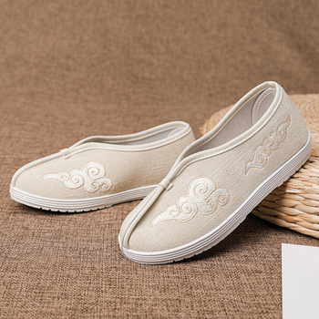 Dječje cipele u tradicionalnom kineskom stilu, izvešene, ručno tkane platnene cipele s mekim ravnim potplatom, unisex