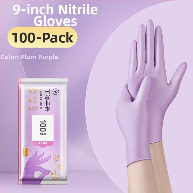 Γάντια μιας χρήσης για πλύσιμο πιάτων - λατέξ, κανονικό πάχος, μήκος 28 εκ, μάρκα Qiaofeng