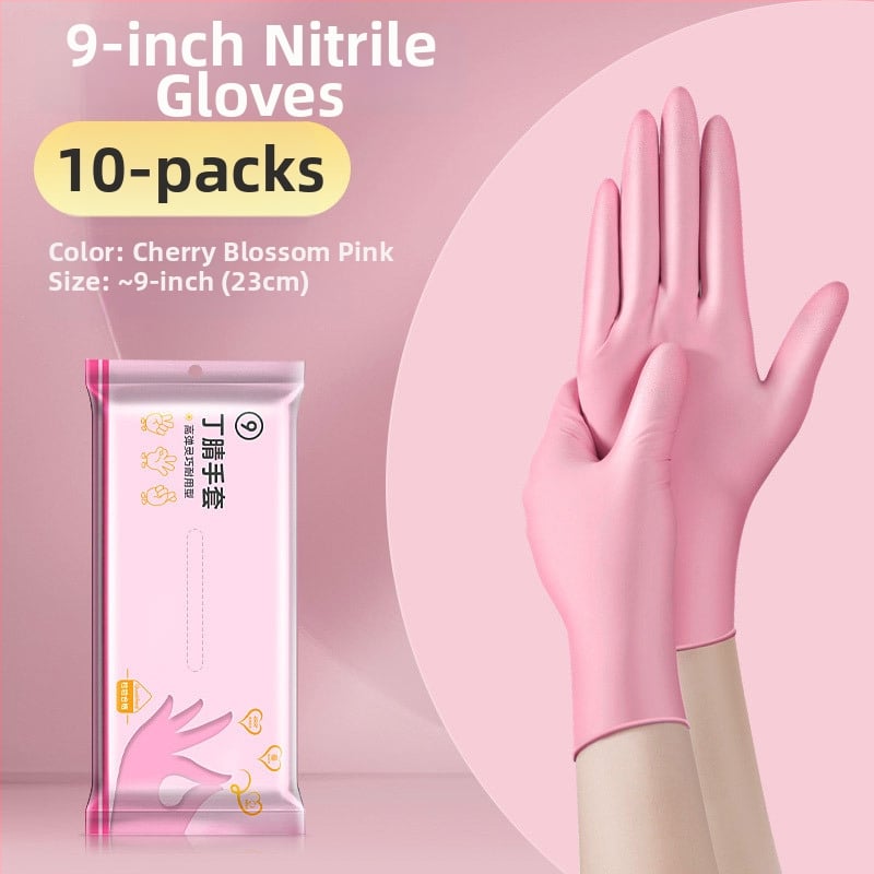 Γάντια μιας χρήσης για πλύσιμο πιάτων - λατέξ, κανονικό πάχος, μήκος 28 εκ, μάρκα Qiaofeng