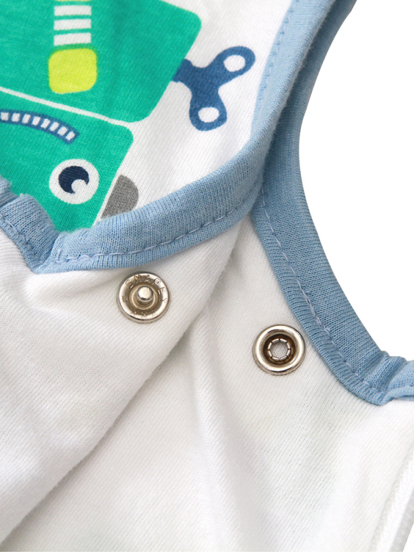 Υπνόσακος-γιλέκα για βρέφη και νήπια – ύφασμα από 100% βαμβάκι, επένδυση και γέμισμα από βαμβάκι, καρτούν μοτίβο, λεπτός σχεδιασμός, αποιδρωτικό, Κατηγορία Α ασφαλείας; κατάλληλο για καλοκαίρι, άνοιξη και φθινόπωρο.