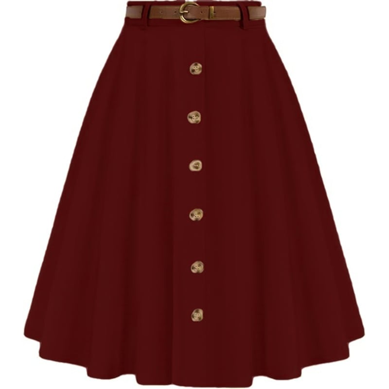 Sukňa typu A-línie s parasolovým strihom, letná elegancia, vysoký pás, midi dĺžka, nylon s elastanom