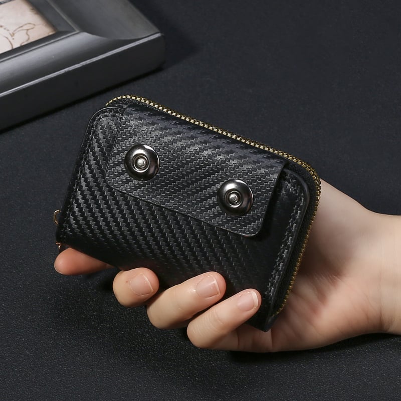 Πορτοφόλι για κέρματα με ακκορντόν στυλ κοντό πορτοφόλι, PU δερμάτινο, θήκη καρτών και μεγάλη χωρητικότητα, ανδρικό, φθινοπωρο 2025