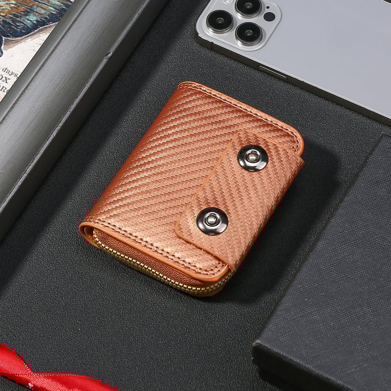 Πορτοφόλι για κέρματα με ακκορντόν στυλ κοντό πορτοφόλι, PU δερμάτινο, θήκη καρτών και μεγάλη χωρητικότητα, ανδρικό, φθινοπωρο 2025