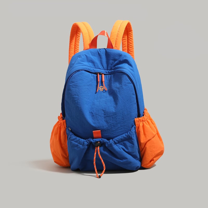 Rucsac pentru studenți – minimalist din nylon, buzunar pentru laptop, fermoar, pentru navetă zilnică și călătorii ușoare