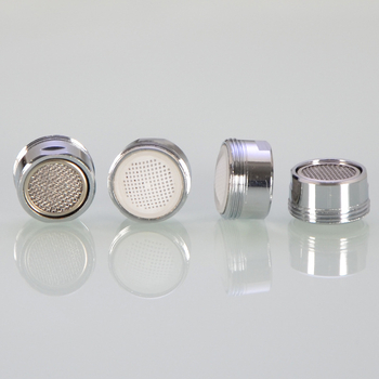 Aerátor na kohútik s filtrom — úspora vody, meď, elektroplating povrch, jednorukové ovládanie, nominálny tlak 1.6 MPa, prevádzková teplota 120°C, montáž vnútorná a vonkajšia