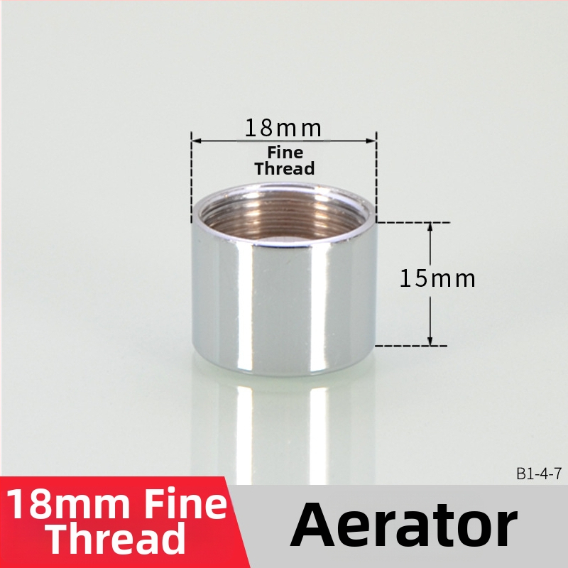 Aerátor na kohútik s filtrom — úspora vody, meď, elektroplating povrch, jednorukové ovládanie, nominálny tlak 1.6 MPa, prevádzková teplota 120°C, montáž vnútorná a vonkajšia