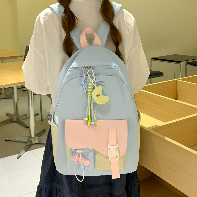 Rucsac din nylon; bretea cu pernă de aer; respirabil; extensibil; reducere a încărcării