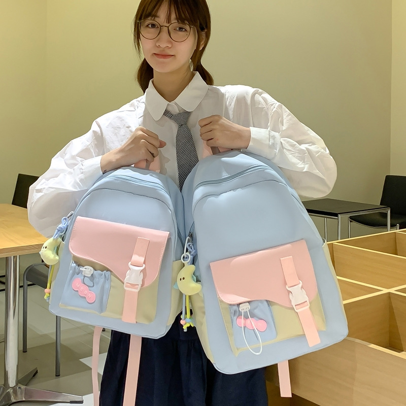 Rucsac din nylon; bretea cu pernă de aer; respirabil; extensibil; reducere a încărcării