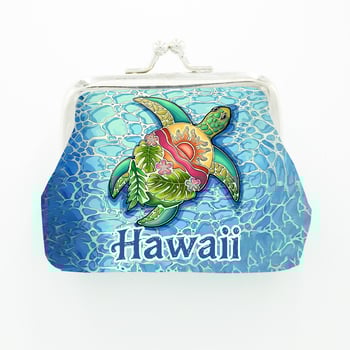 Πορτοφόλι για κέρματα με πόρπη, PU δέρμα, μοτίβο τοπίο, unisex, παιδικό σχέδιο, καθημερινή χρήση