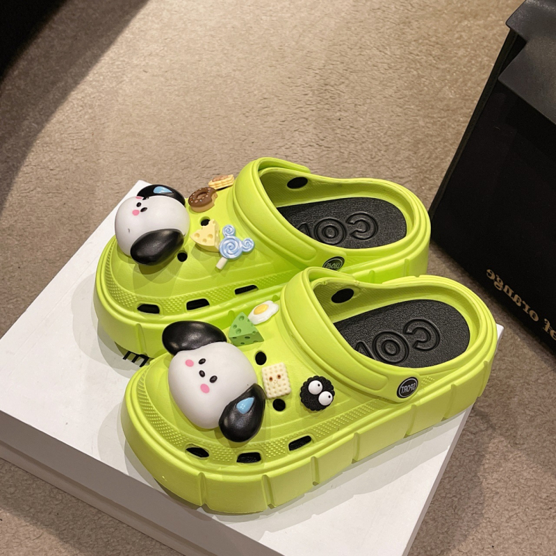 Γυναικείοι κλόγκς με 7 cm παχιά EVA σόλα, EVA επάνω μέρος, κατασκευή με έγχυση, αυξάνουν το ύψος