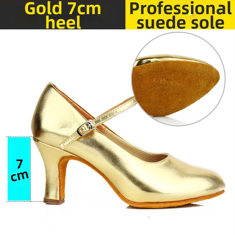 Ženske latino plesne cipele, srednja peta, mek đon, moderan profesionalni dizajn, Sartre Saiwei
