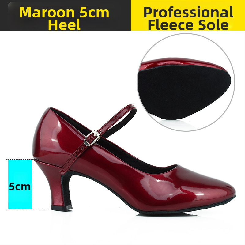 Ženske latino plesne cipele, srednja peta, mek đon, moderan profesionalni dizajn, Sartre Saiwei