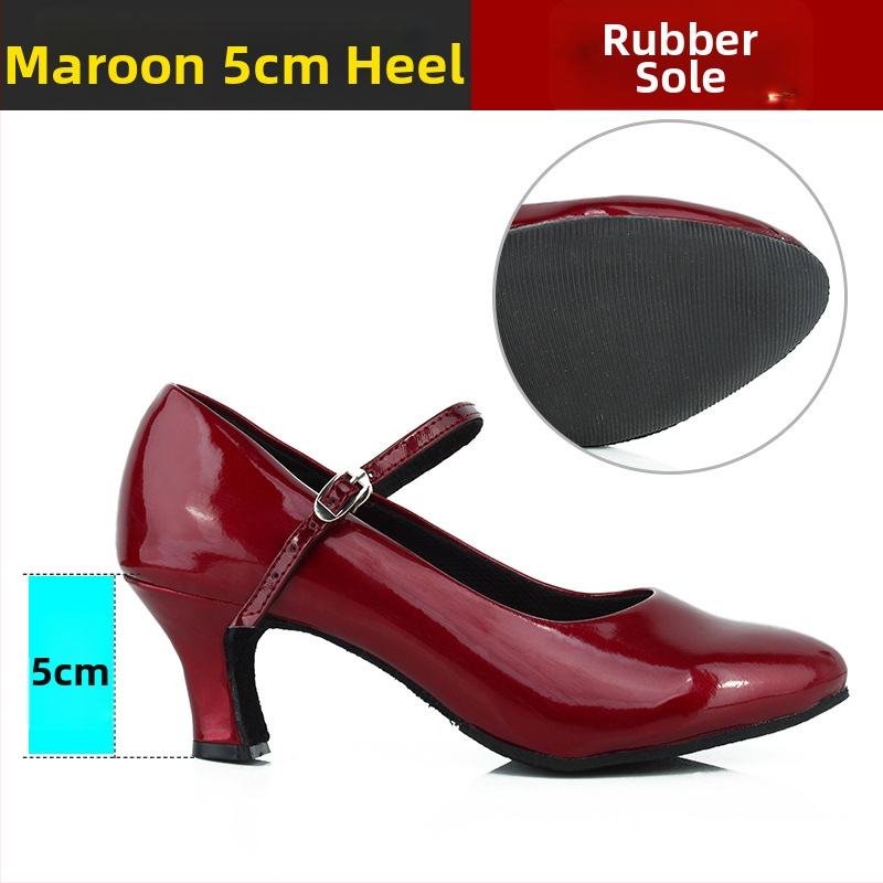 Ženske latino plesne cipele, srednja peta, mek đon, moderan profesionalni dizajn, Sartre Saiwei