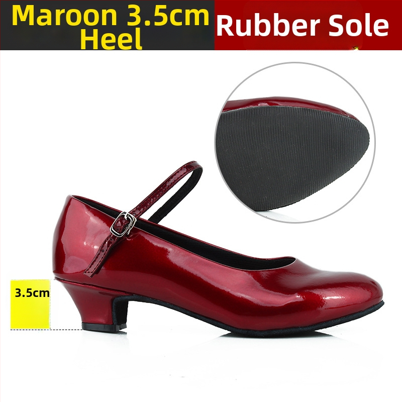 Ženske latino plesne cipele, srednja peta, mek đon, moderan profesionalni dizajn, Sartre Saiwei
