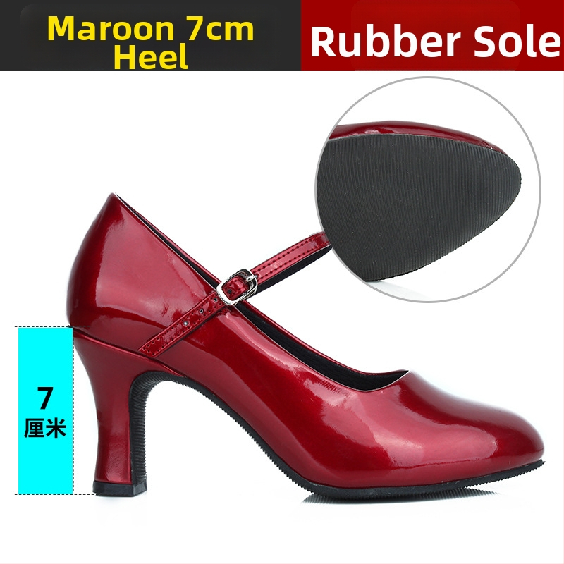 Ženske latino plesne cipele, srednja peta, mek đon, moderan profesionalni dizajn, Sartre Saiwei