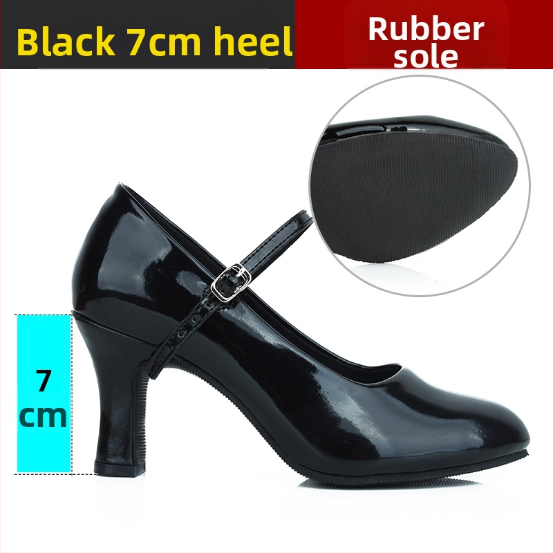 Ženske latino plesne cipele, srednja peta, mek đon, moderan profesionalni dizajn, Sartre Saiwei