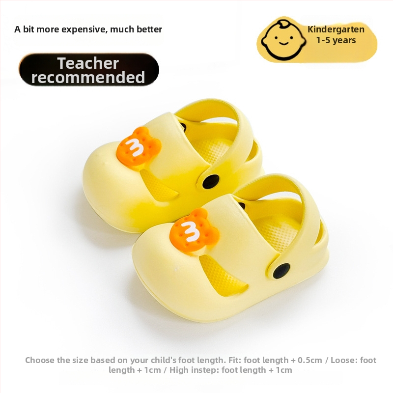 Sandale unisex pentru copii 1–6 ani, cu partea superioară EVA, talpă antiderapantă și moale, pentru interior și exterior