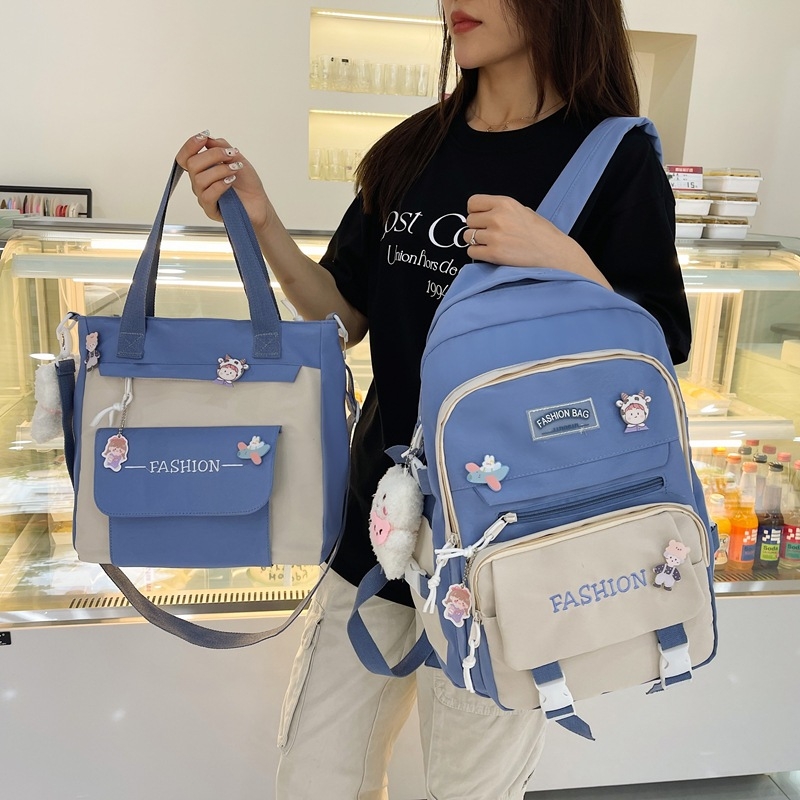 Unisex školský batoh z nylonu, objem 20–35 L, jednoduchý dizajn