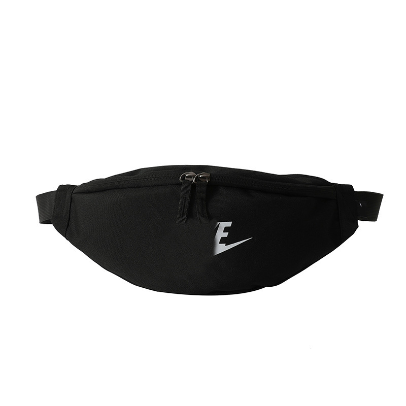 Geantă sport din pânză pentru unisex, cu logo imprimat din litere, design crossbody/talie/umeri,căptușeală poliester