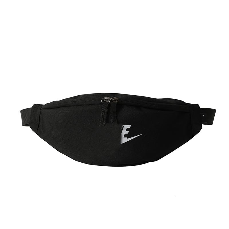 Geantă sport din pânză pentru unisex, cu logo imprimat din litere, design crossbody/talie/umeri,căptușeală poliester