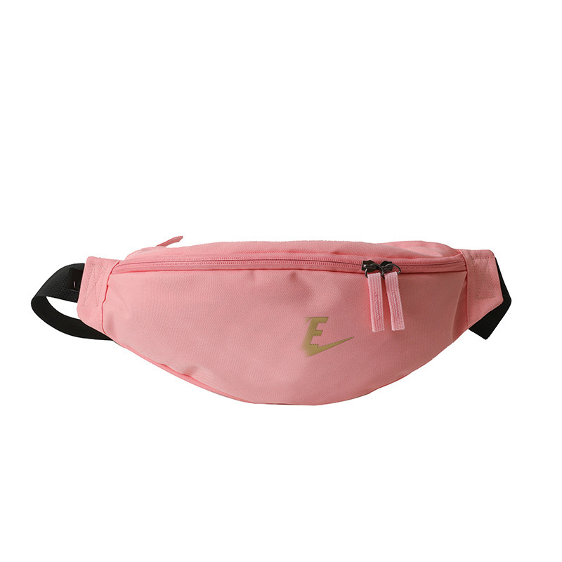 Geantă sport din pânză pentru unisex, cu logo imprimat din litere, design crossbody/talie/umeri,căptușeală poliester