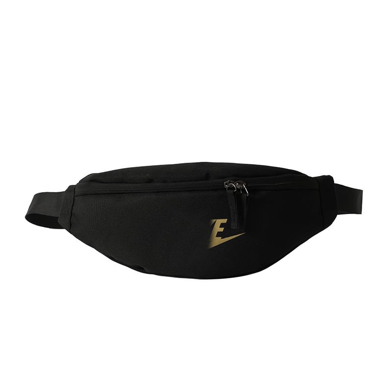 Geantă sport din pânză pentru unisex, cu logo imprimat din litere, design crossbody/talie/umeri,căptușeală poliester
