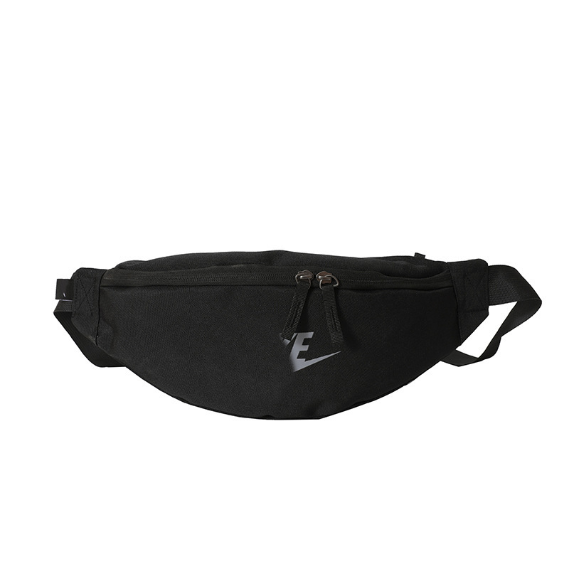 Geantă sport din pânză pentru unisex, cu logo imprimat din litere, design crossbody/talie/umeri,căptușeală poliester