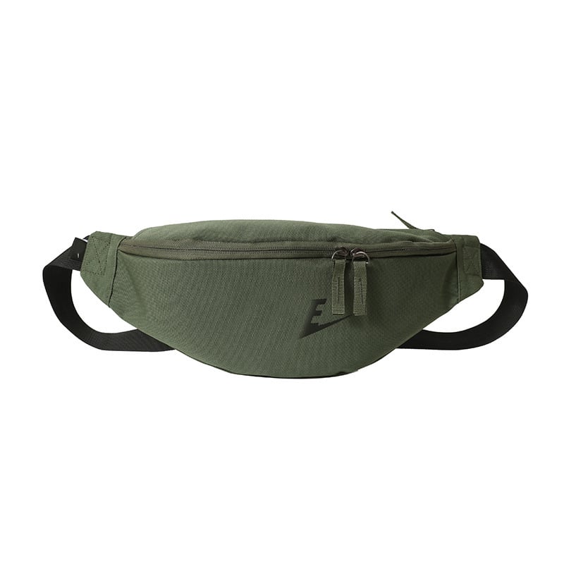 Geantă sport din pânză pentru unisex, cu logo imprimat din litere, design crossbody/talie/umeri,căptușeală poliester