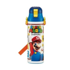 Termos pentru băuturi în stil desen animat, din oțel inoxidabil 304, cu șnur de purtare și blocare, formă dreaptă, izolație 6–12 ore, capac de băut direct