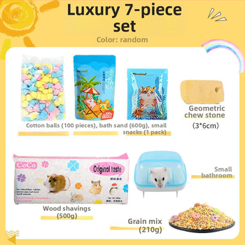 Pachet pentru hamster: Kit complet de alimente și gustări pentru începători | Hrană pentru animale de companie, Brand: Altul, Fără import