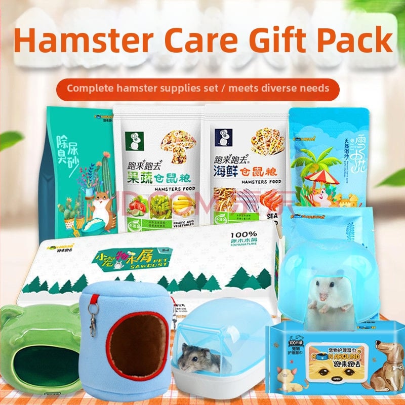 Pachet pentru hamster: Kit complet de alimente și gustări pentru începători | Hrană pentru animale de companie, Brand: Altul, Fără import