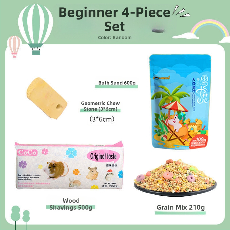 Pachet pentru hamster: Kit complet de alimente și gustări pentru începători | Hrană pentru animale de companie, Brand: Altul, Fără import