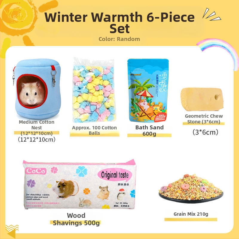 Pachet pentru hamster: Kit complet de alimente și gustări pentru începători | Hrană pentru animale de companie, Brand: Altul, Fără import