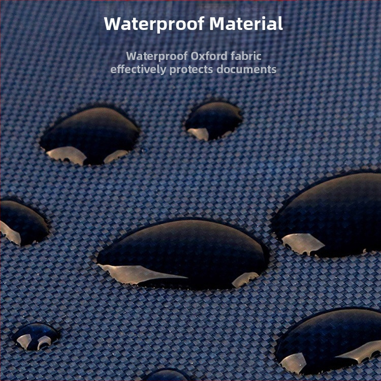 Beiduome Oxford tkaniny Dokumentová taška so zipsom, dvojvrstvová konferenčná taška, štýl Paper Brick