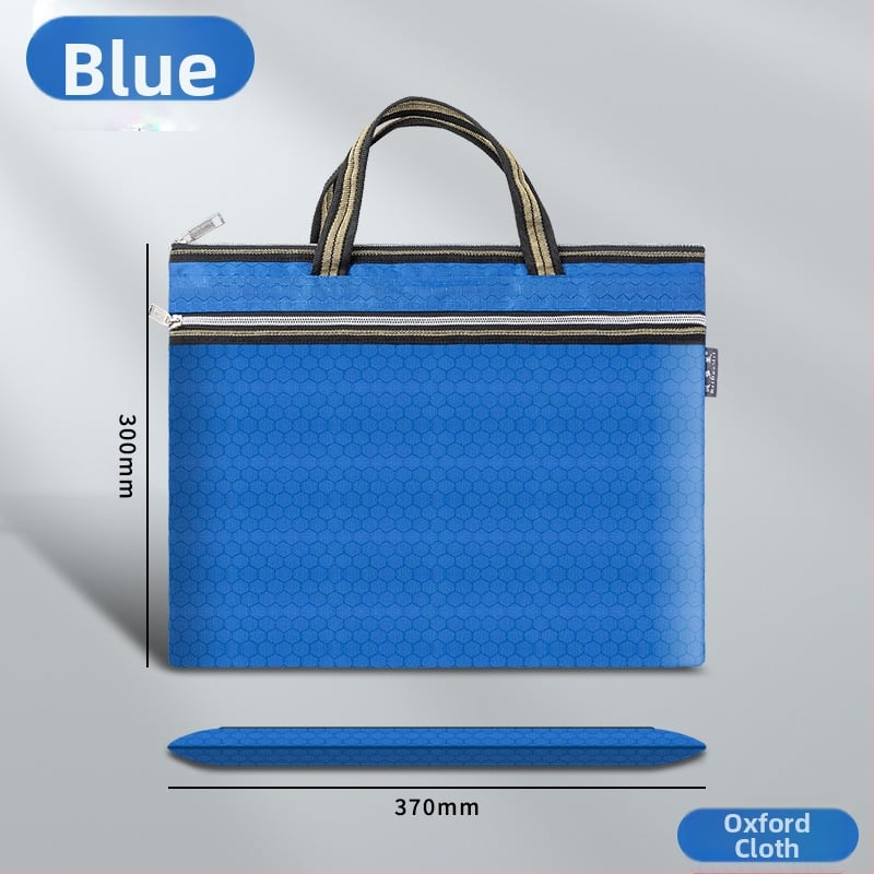 Beiduome Φάκελος Εγγράφων από Oxford με Φερμουάρ, Διπλό Χαρτοφυλάκιο για Συνέδρια, Στυλ Paper Brick