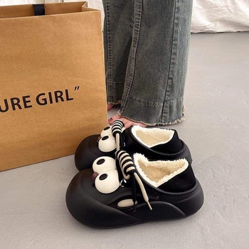 Οικιακές παντόφλες με πλατφόρμα, EVA επάνω μέρος και EVA σόλα, ελαφριές, αντιολισθητικές