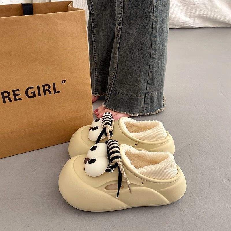 Οικιακές παντόφλες με πλατφόρμα, EVA επάνω μέρος και EVA σόλα, ελαφριές, αντιολισθητικές