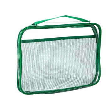 PVC sminkes táska cipzárral, JD927-es modell, kézitáska-stílusú, többfunkciós