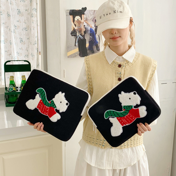 Tablet tok állati rajzfilm mintával, poliészter külső és bélés, könnyű és kopásálló, 2025 ősz kiadás