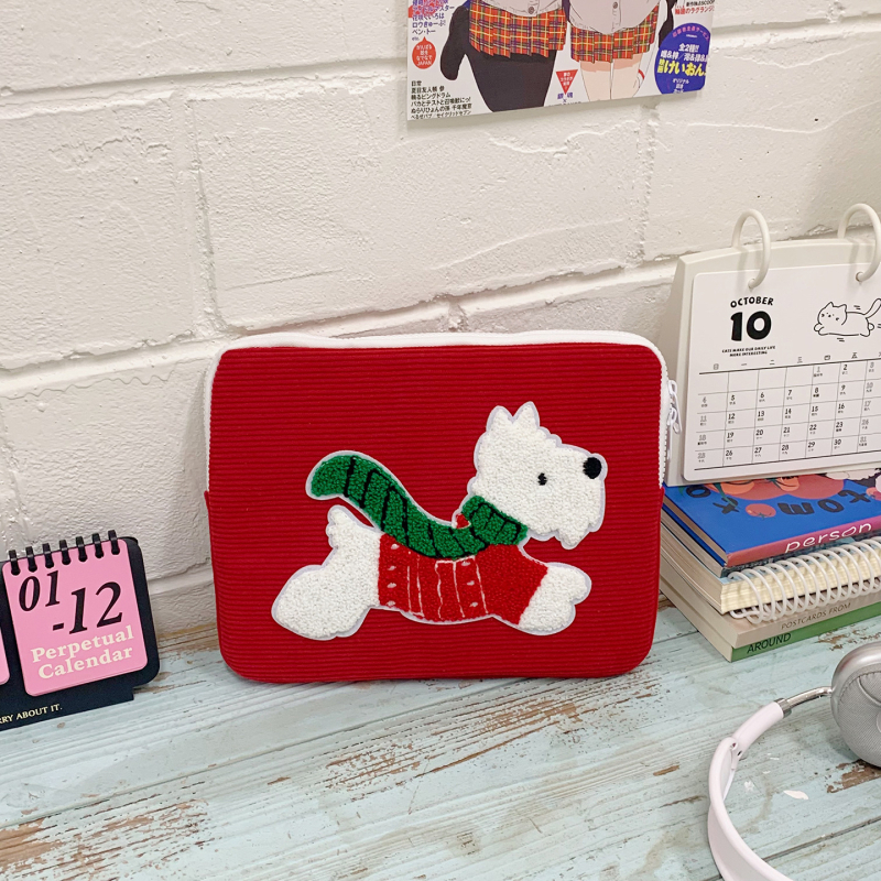 Tablet tok állati rajzfilm mintával, poliészter külső és bélés, könnyű és kopásálló, 2025 ősz kiadás