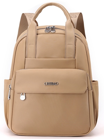 Rucsac feminin din Oxford - Capacitate mare, Stil urban minimalist, Închidere cu fermoar, Buzunar interior cu fermoar, Căptușeală din poliester