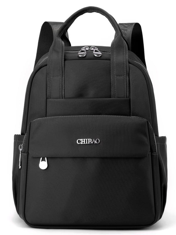 Rucsac feminin din Oxford - Capacitate mare, Stil urban minimalist, Închidere cu fermoar, Buzunar interior cu fermoar, Căptușeală din poliester