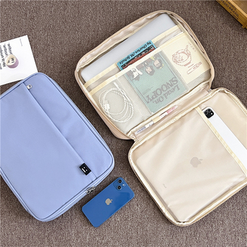 Nylon laptop táska, vízálló, kopásálló, lopás elleni védelem