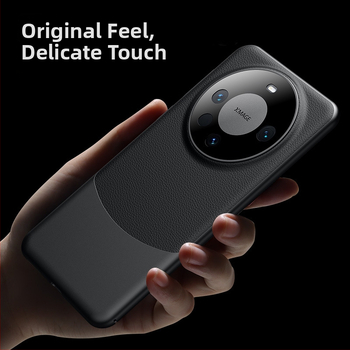 NECONO kryt na zadný Huawei Mate60 Pro, hladká koža, vstrekované formovanie, odolný voči opotrebeniu, odolný voči pádom, proti otlačkom prstov, prispôsobiteľný