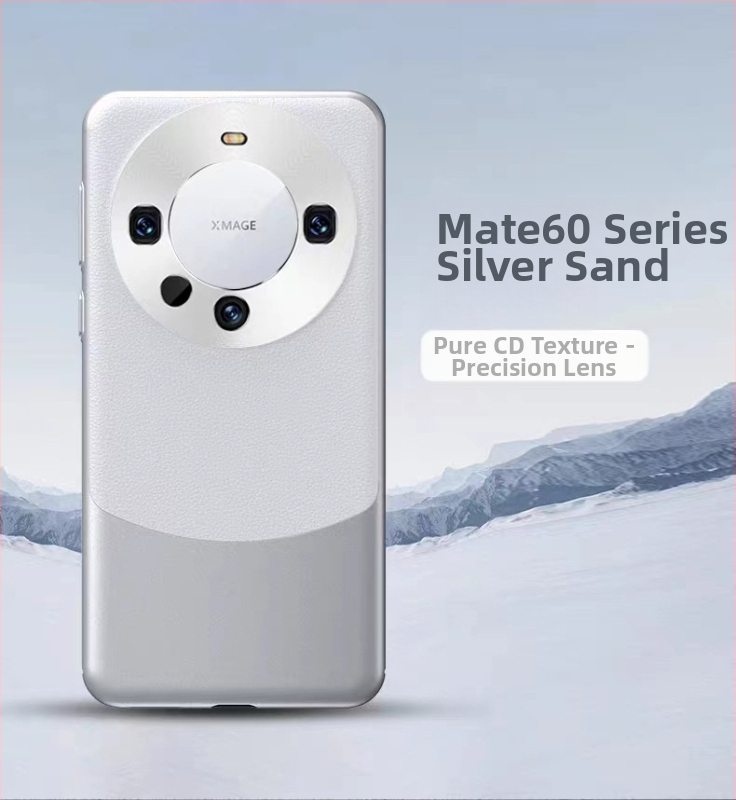 NECONO kryt na zadný Huawei Mate60 Pro, hladká koža, vstrekované formovanie, odolný voči opotrebeniu, odolný voči pádom, proti otlačkom prstov, prispôsobiteľný