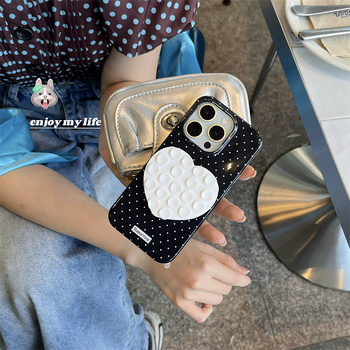 Θήκη TPU για iPhone 13/13 Pro/13 Pro Max και 14/14 Pro/14 Pro Max – ανάγλυφη, προστασία από πτώσεις, βεντούζα σε σχήμα καρδιάς