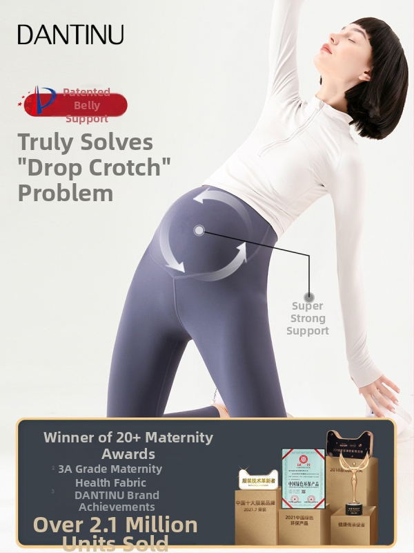 Bezšvové tehotenské legíny na podporu brucha, zmes Nylon-Spandex, stredná hrúbka, vysoká elasticita, priliehavý strih