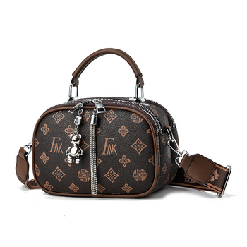 Ženska crossbody torba, PU materijal; gradski minimalistički stil; ovalni oblik; zatvarač; podstava od poliester