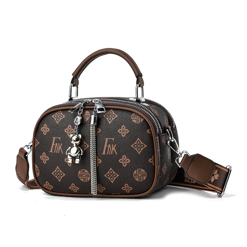 Ženska crossbody torba, PU materijal; gradski minimalistički stil; ovalni oblik; zatvarač; podstava od poliester